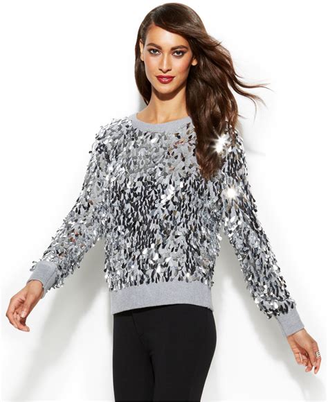 michael kors sequin sweater|Michael Kors sweatsuits.